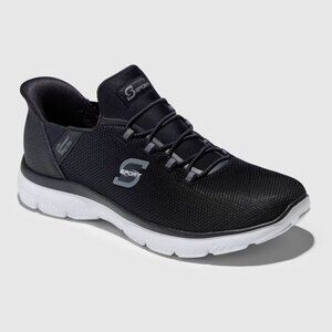 K-17 S Sport by Skechers Size 9.5 Women's Syrka Step-Ins Sneakers in Black
